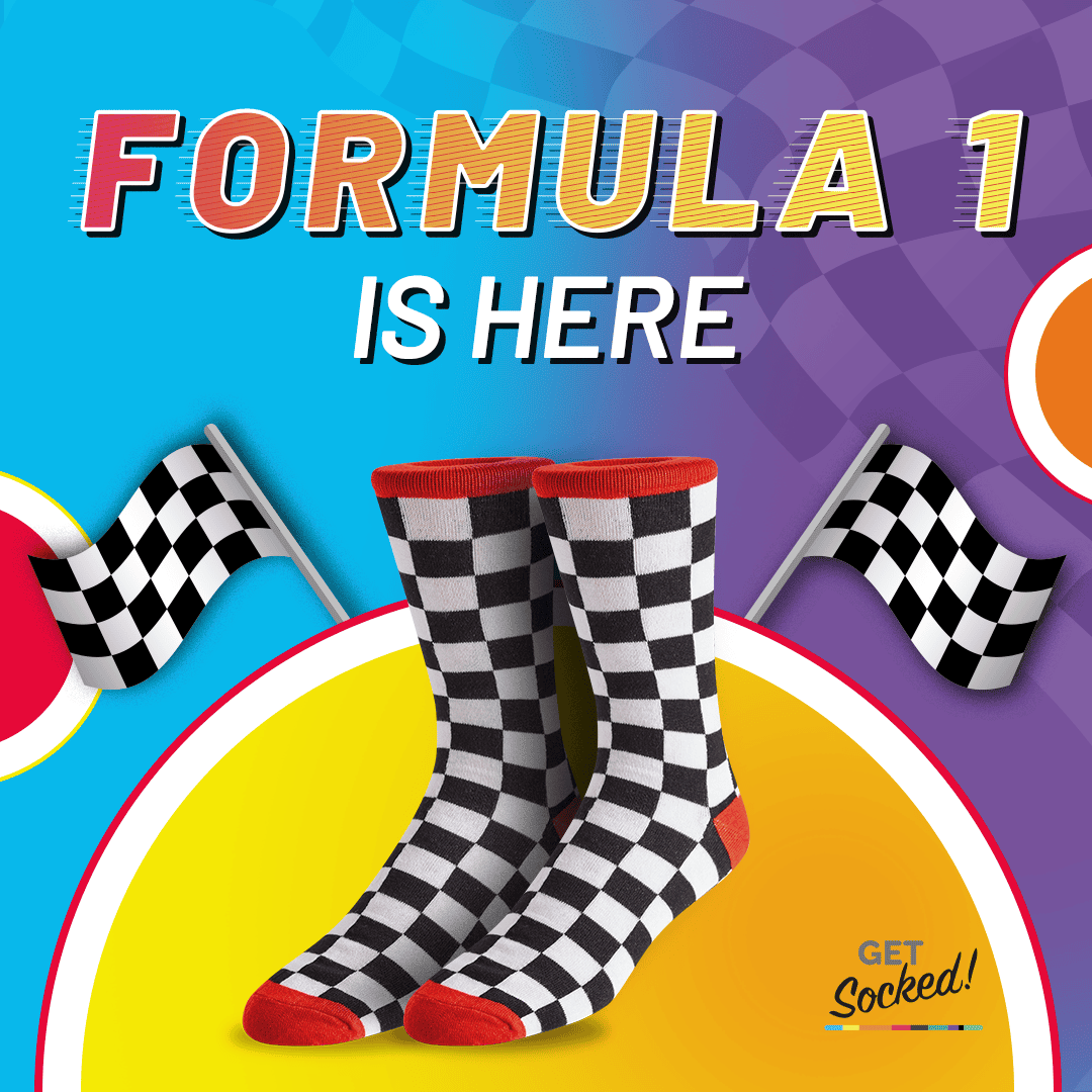 F1 - Bamboo Socks - - Australias #1 Rated Socks - GetSocked GetSocked!