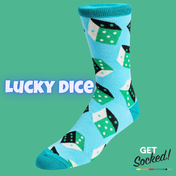 Lucky Dice Bamboo Socks | Fun & Comfortable GetSocked!