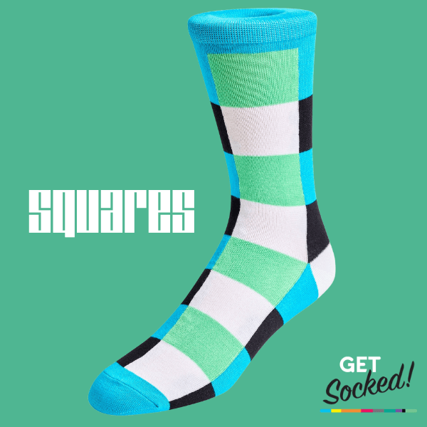 Squares - Bamboo Socks - GetSocked!