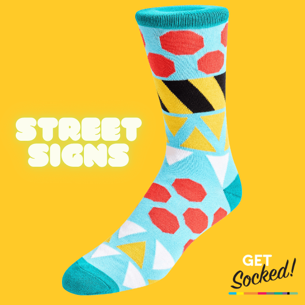Street Signs - Bamboo Socks - GetSocked!