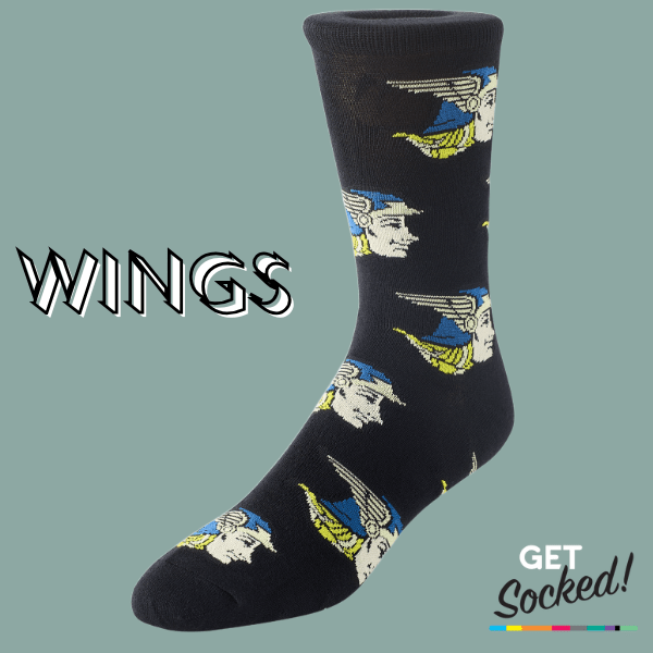 Wings - Bamboo Socks - GetSocked!