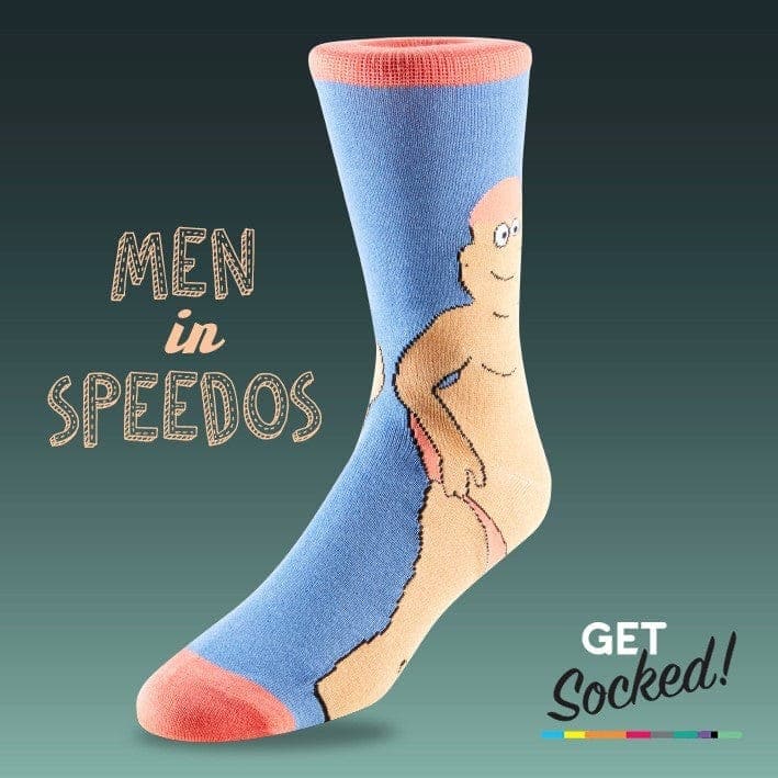 Man in Speedos - Bamboo Socks - GetSocked!
