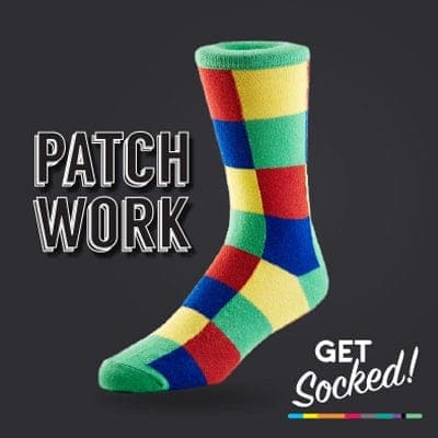 Patch Work - Bamboo Socks - 1K Reviews GetSocked!