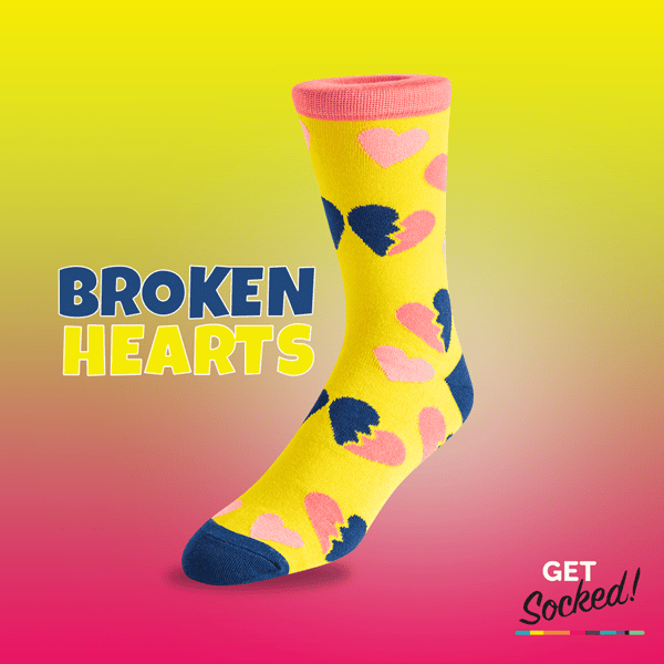 Broken Heart - Bamboo Socks - GetSocked!
