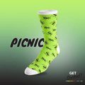 Picnic  - Bamboo Socks - Australis #1 Rated Socks GetSocked!