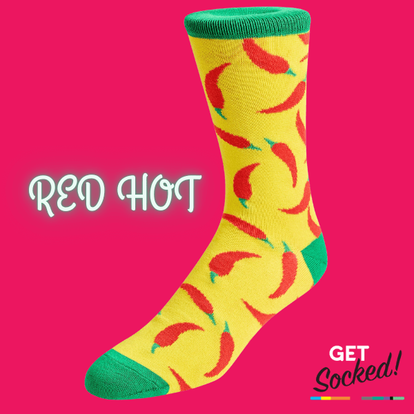 Red Hot - Bamboo Socks