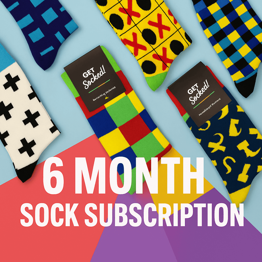 Unisex 6 Month Sock Subscription