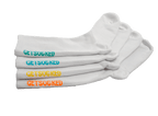 Unisex Gym Socks - 4 Pairs of White Bamboo Socks - GetSocked!