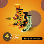 4 Pack Bamboo Socks - GetSocked!