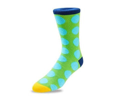 Aqua & Spots  - Bamboo Socks  Worlds Comfiest Socks GetSocked!
