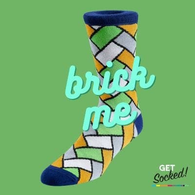 Brick Me - Bamboo Socks