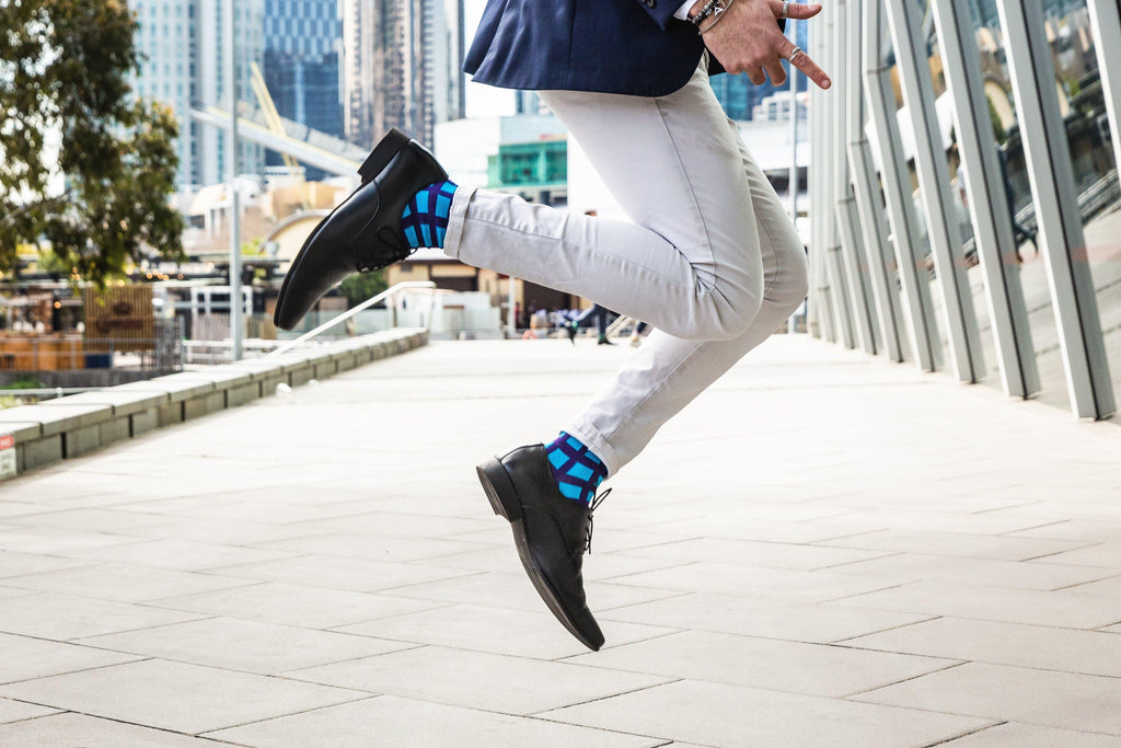 Grid Lock - Bamboo Socks - Australias #1 Rated Socks GetSocked!