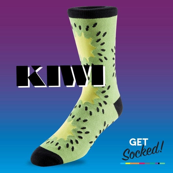 Kiwi Fruit  - Bamboo Socks - Australis #1 Rated Socks GetSocked!