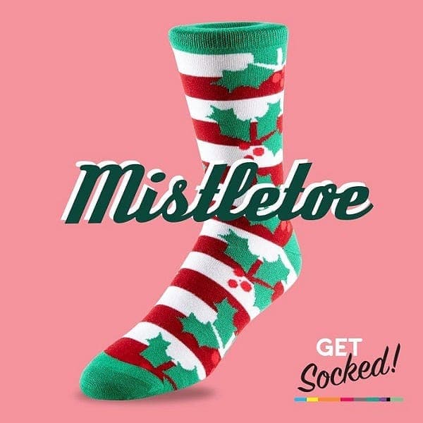 Mistletoe  - Bamboo Socks