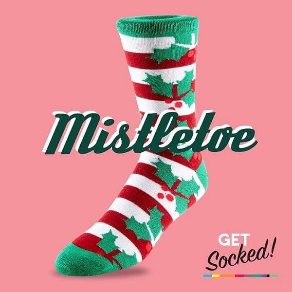 Mistletoe - Bamboo Socks