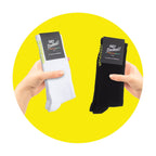 Gym Socks - Black and White Bamboo Socks GetSocked!