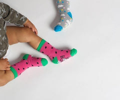 Watermelon  - Baby Socks,  Perfect For Kids Aged 1-4 Years GetSocked!