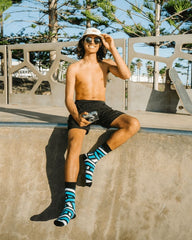 Zebra 2.0 - Bamboo Socks  - Australis #1 Rated Socks GetSocked!